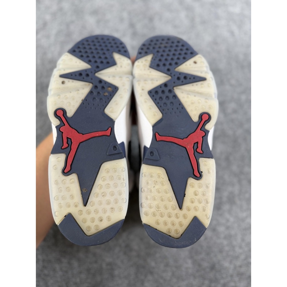 Nike Air Jordan 6 Retro Midnight Navy Shoes Mens 9.5 Sneakers CT8529-164 - Picture 12 of 14